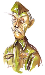 Clive Dunn as Lance-Corporal Jack Jones in Dad